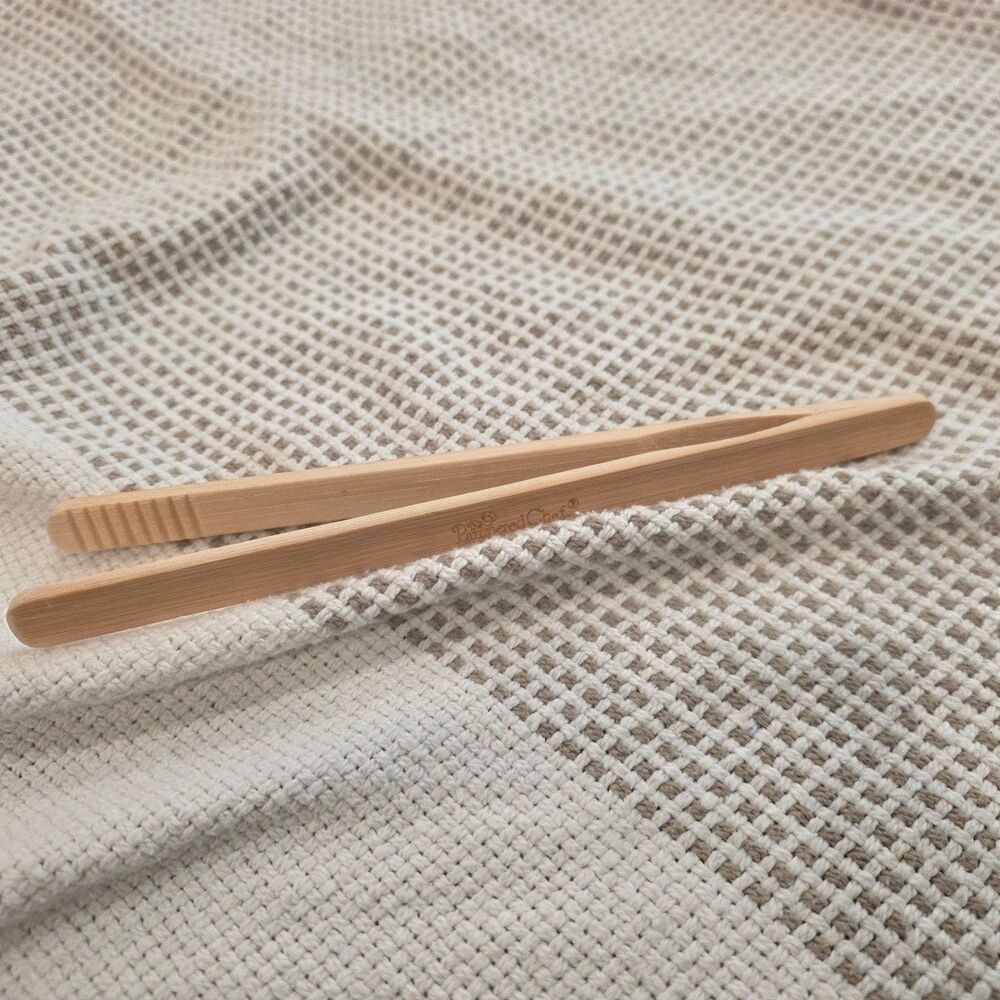 New Pampered Chef Bamboo Toaster Tongs